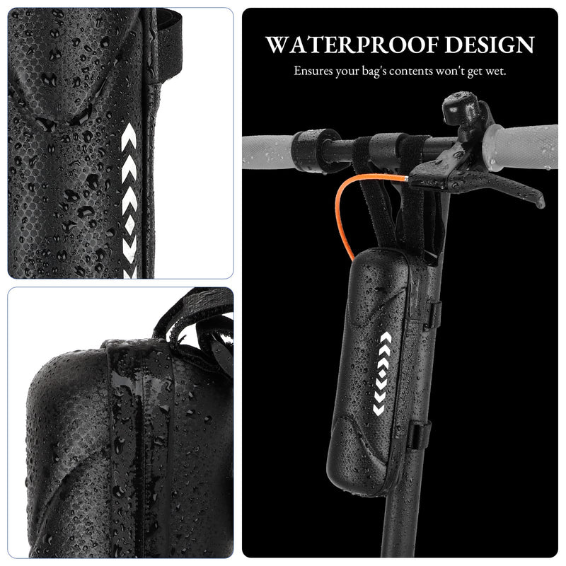 Load image into Gallery viewer, Ulip scooter handlebar bag with large capacity for carrying charger, repair tools, and cycling accessories on electric scooters.