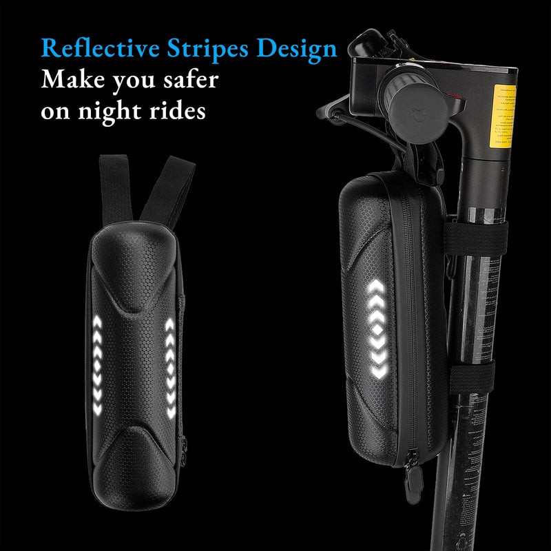 Load image into Gallery viewer, Ulip store large handlebar bag for electric scooters and bicycles, holds charger, repair tools, and cycling accessories.