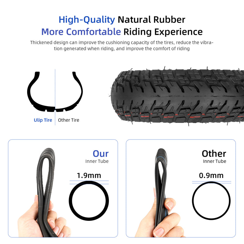 Load image into Gallery viewer, Ulip 9.5 x 2.5 Off-Road Tire 9.5 Inch Tubeless Tire for Niu KQI3 Electric Scooter Accessories Rear Front Wheel Replacement Tire