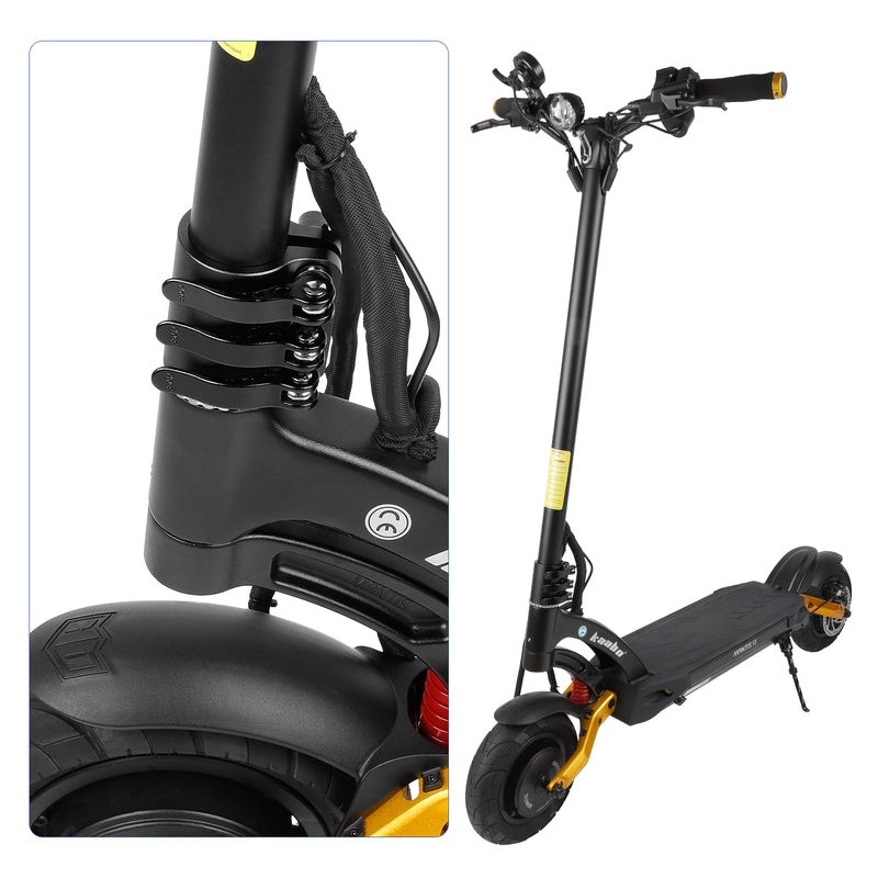 Load image into Gallery viewer, ulip Reinforced Locking Clamp for Kaabo Mantis 10 Electric Scooter Foldable Base Fixation Pole Stabilizer Accessory Quick Release Hose Clip Replacement Parts