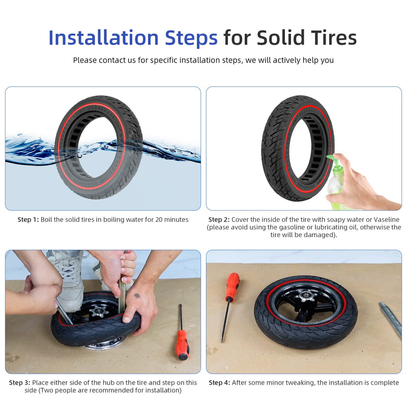 Load image into Gallery viewer, Ulip 9.5x2 solid rubber scooter tire for Xiaomi M365 Pro and 8.5-inch scooters, front and rear wheel replacement.