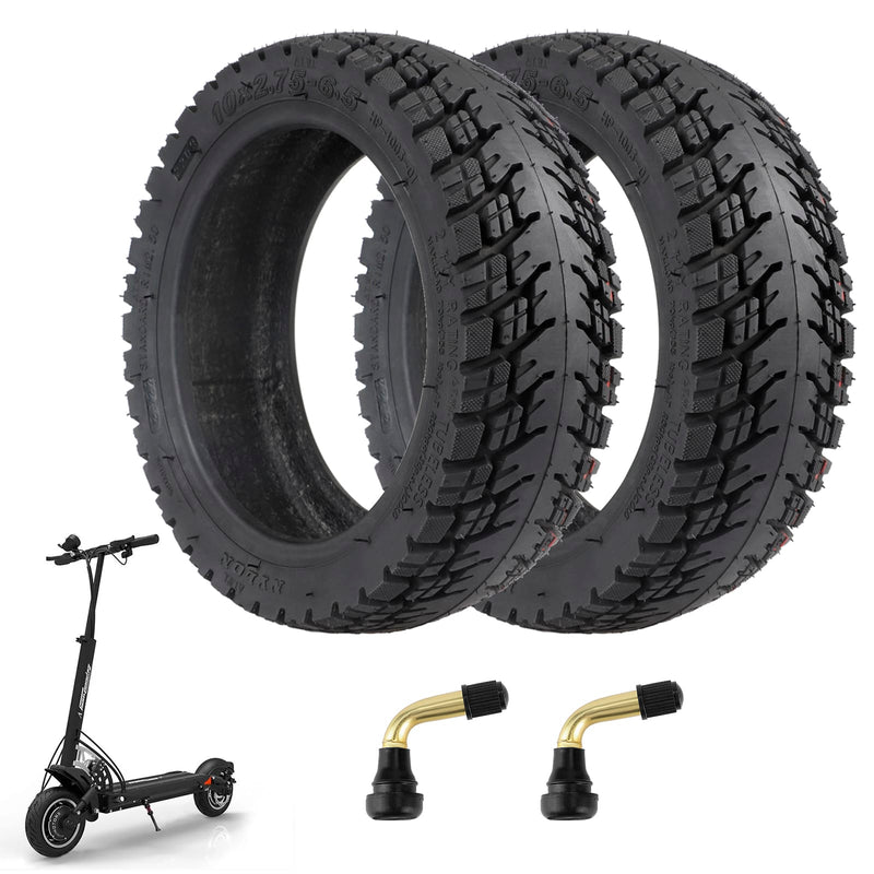 Load image into Gallery viewer, Ulip 2-pack 10x2.75-6.5 off-road tubeless scooter tires with valves for Speedway5, Dualtron 3, Hover-1 Alpha, G4 scooters.
