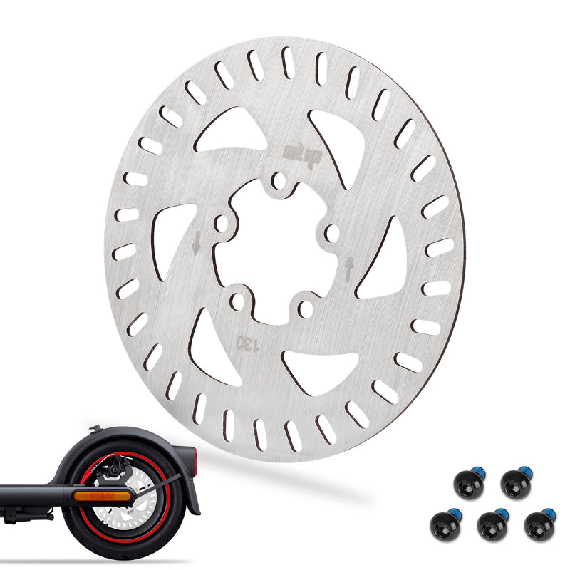 Загрузить изображение в просмотрщик галереи, Ulip brake disc for Xiaomi 4 Pro electric scooter, 130mm size with 5-hole mounting, scooter spare part accessory.