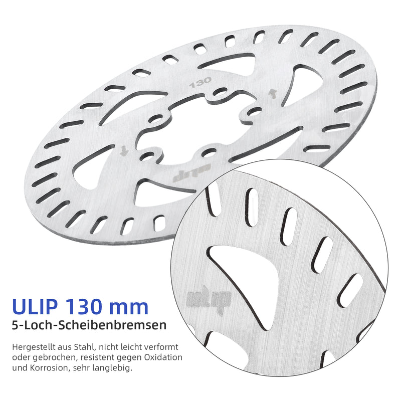 Chargez l'image dans la visionneuse de la galerie, ulip brake disc 130mm for xiaomi 4 pro electric scooter spare parts accessories 5 hole