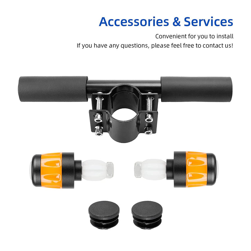 Load image into Gallery viewer, Ulip kids scooter handle grip bar with rechargeable turn signal lights for Xiaomi M365 and Segway Ninebot F20, F25, F30, F40 accessories