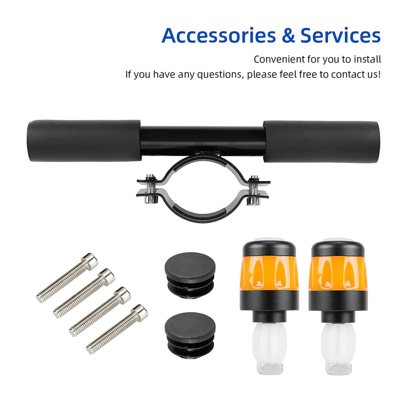 Load image into Gallery viewer, Ulip kids scooter handle grip bar with rechargeable turn signal lights and non-slip design for Segway Ninebot Max G30 ES series.