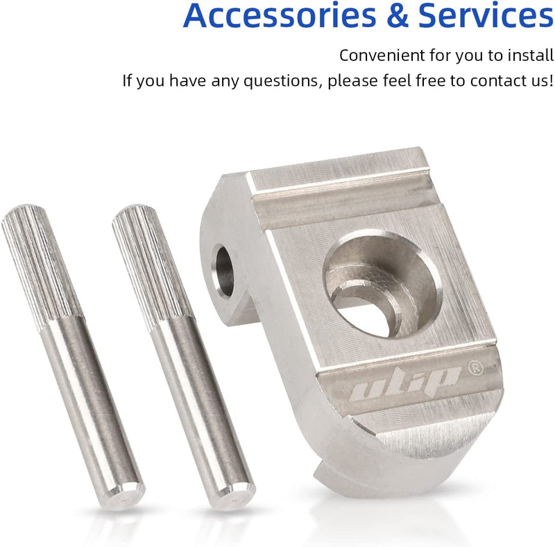 Cargue la imagen en el visor de la galería, Stainless steel metal accessory kit with connector block and two dowel pins