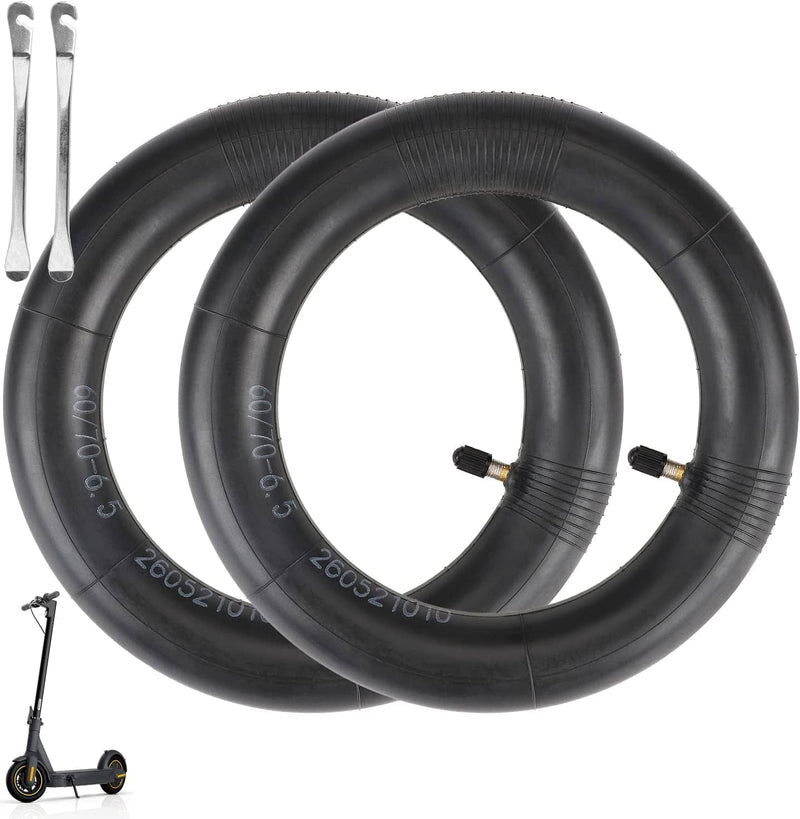 Cargue la imagen en el visor de la galería, Pair of 60/70-6.5 inner tubes with valves, two tire levers, and an electric scooter