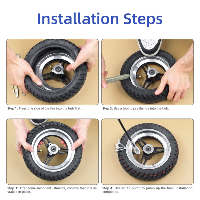Load image into Gallery viewer, Ulip 2-pack 10x2.75-6.5 off-road tubeless scooter tires with valves for Speedway5, Dualtron 3, Hover-1 Alpha, Gotrax G4 scooters.