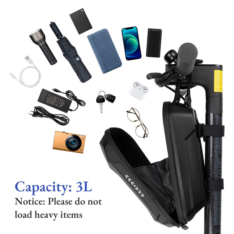 Load image into Gallery viewer, Ulip scooter handlebar bag for electric scooters and bicycles, large capacity for charger, repair tools, and cycling accessories.