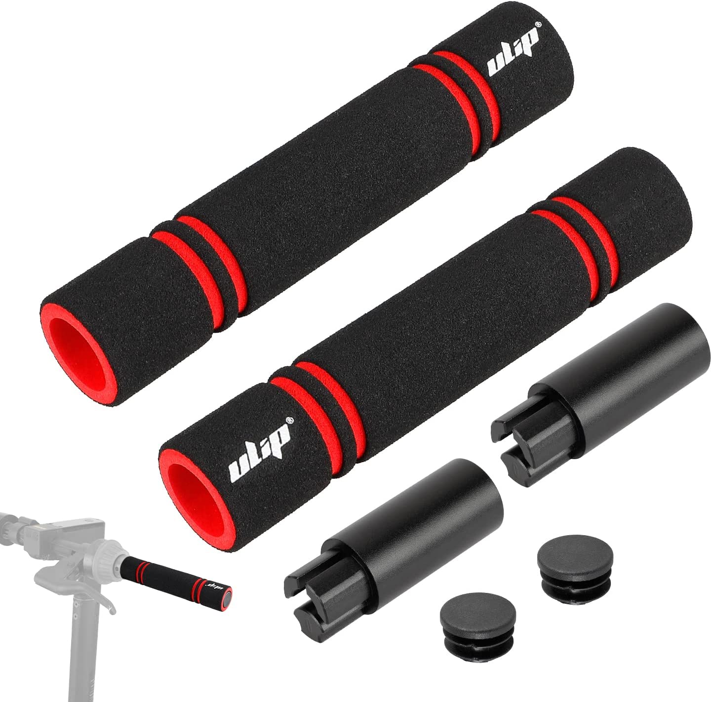 Handlebar extension deals grips