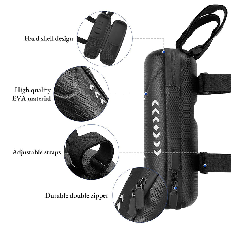 Load image into Gallery viewer, Ulip store scooter handlebar bag for electric scooters and bicycles, large capacity storage for chargers, tools, and cycling accessories.