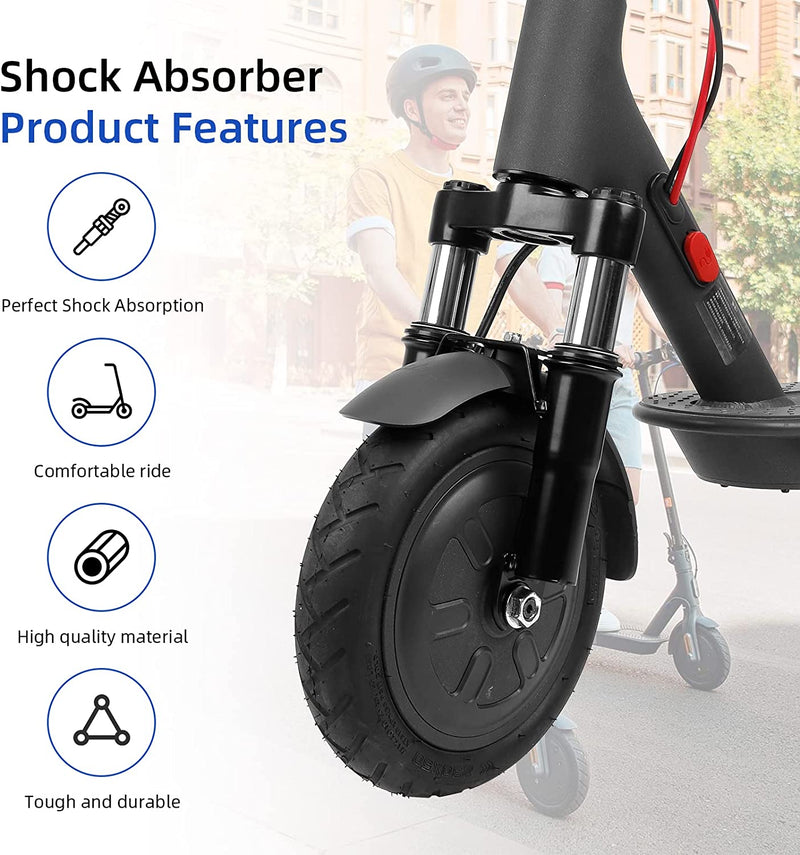 Cargue la imagen en el visor de la galería, Ulip front suspension kit with shock absorber, adjustable kickstand, mudguard, and fender for Xiaomi M365 Pro electric scooter.