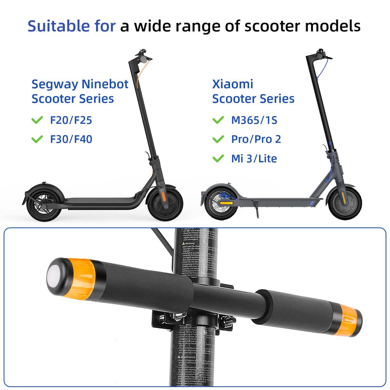 Load image into Gallery viewer, Ulip kids scooter handle grip bar with rechargeable turn signal lights, compatible with Xiaomi M365, Segway Ninebot, and other electric scooters.