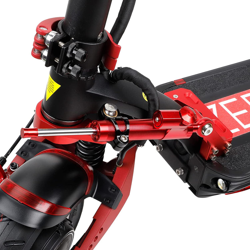 Load image into Gallery viewer, Ulip steering damper tube for Zero 10X electric scooter, red stabilizer to reduce wobbling and improve high-speed riding.