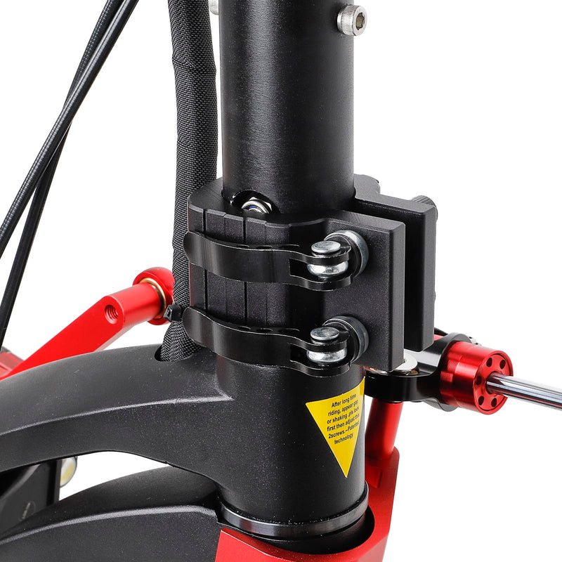 Load image into Gallery viewer, Ulip folding clamp for electric scooter, made of aluminum alloy, secures vertical rod on Zero 8X 10X 11X series scooters.