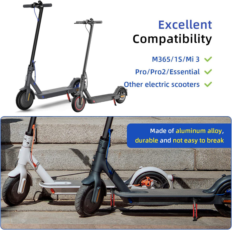 Load image into Gallery viewer, Ulip electric scooter kickstand replacement support foot for Gotrax G4, Hiboy S2 Pro, Xiaomi M365, adjustable parking stand.