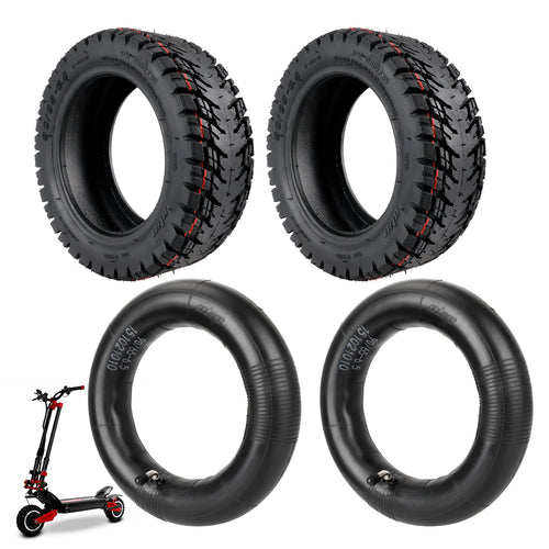 ulip (2er-Pack) 90/65-6,5 Off-Road-Reifen mit Schlauch-Luftreifen für Dualtron Ultra Thunder Zero 11X Speedual Plus Scooter 11-Zoll-Reifen