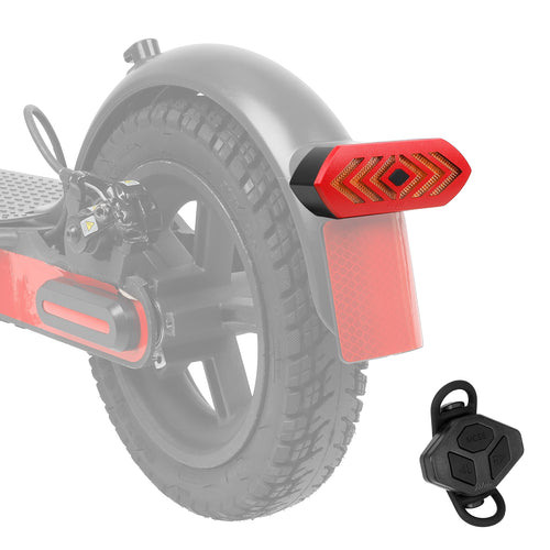 ulip Scooter fender Tail Light with Turn Signals and cable Remote Control Ultra Bright Safety Warning Cycling Tail Light for Night for Xiaomi Pro Pro2 scooters