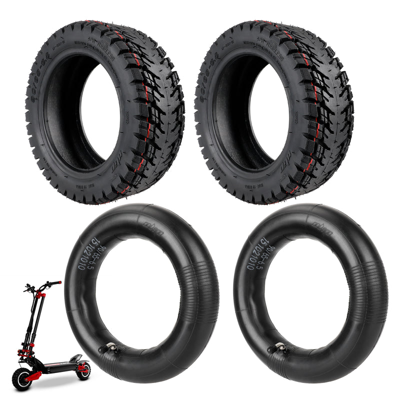 Load image into Gallery viewer, ulip (2 Pack) 90/65-6.5 Off Road Tire with Inner Tube Pneumatic Tyre for Dualtron Ultra Thunder Zero 11X Speedual Plus scooter 11inch tire
