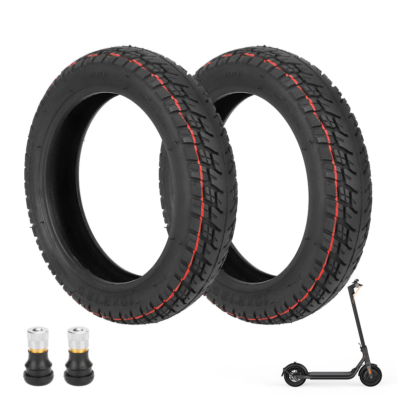 Chargez l&#39;image dans la visionneuse de la galerie, ulip (2 Pcs) 10x2.125 Off-Road tubeless scooter tire with valve Tire Replacement for Segway F20 F25 F30 F40 scooter for 10 Inch Electric Scooter
