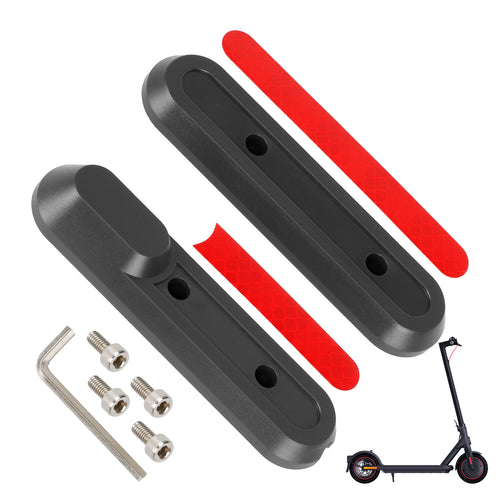 Ulip Scooter Reflective Decorative Side Cover Scooter Accessories Front Wheel Side Cover Modification Set Scooter Part for Xiaomi 4 pro scooter