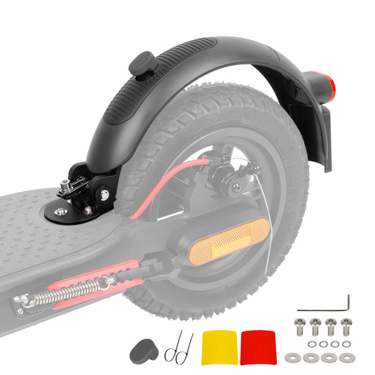ulip Scooter Rear Fender with tail light brake Scooter Replacement Accessory Compatible with Xiaomi M365 Pro Pro 2 1S MI3 Scooter with Screws Grey