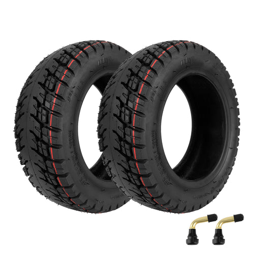 ulip (2 Stück) 3,50–6 Offroad-Tubeless-Rollerreifen mit Ventil, Reifenersatz für Elektroroller, Balancierauto, 10 x 3,50–6, 10 x 4,00–6, 90/65–6 Universal-Vakuumreifen