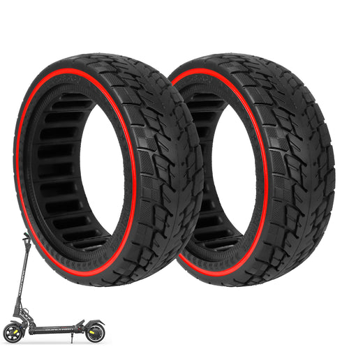 ulip 8,5 * 2,5 Vollreifen für Roller, 2er-Pack Vorder- und Hinterräder, Ersatz für Dualtron Mini & Speedway Leger (Pro) Roller, 8,5 * 3 Offroad-Vollreifen 