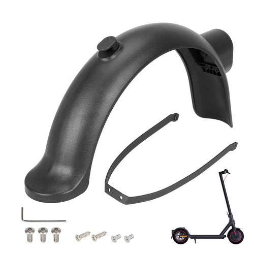 Ulip Rear Fender Mudguard Bracket Rear Fender Scooter Replacement Accessory with hook Compatible with Xiaomi 4 pro Scooter with Screws