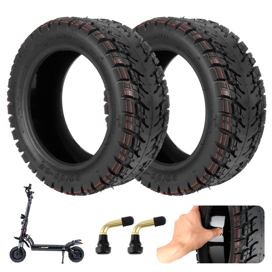 ulip (2 Pack) 90/65-6.5 Vacuum Tire 11 Inch  with Built-in Live Glue Repairable for Dualtron Zero 11X Kaabo Scooter Fits Most 38cc, 47cc, and 49cc Mini Pocket Bikes MTA1/MTA2, GP-RSR, and More