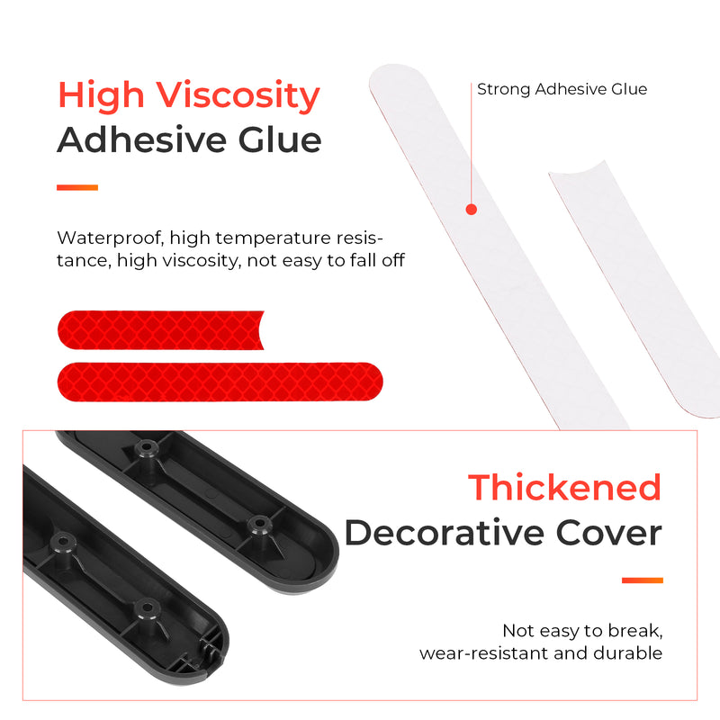 갤러리 뷰어에 이미지 로드, Ulip Scooter Reflective Decorative Side Cover Scooter Accessories Front Wheel Side Cover Modification Set Scooter Part for Xiaomi 4 pro scooter
