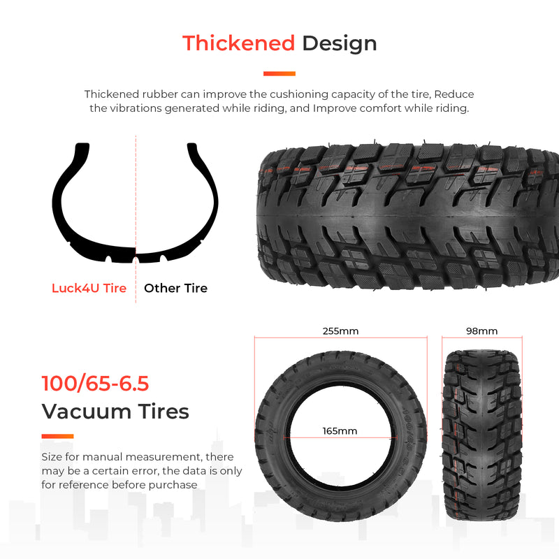 Buy OFF-Road Tubeless tire 100/65-6.5 11 for electric scooter in   store just for 35.00€