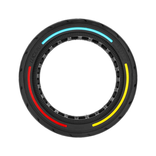 8.5x2.5 (8.5 Inch) City Road Solid Tire with Tri-Color Circle for DUALTRON MINI | ULIP