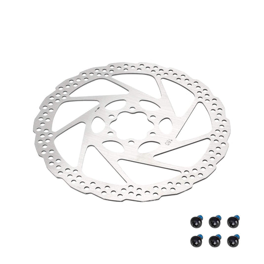 180mm 6-Bolt Lightweight Disc Brake Rotor with Bolts for Road Bikes and Electric Scooters | ULIP
