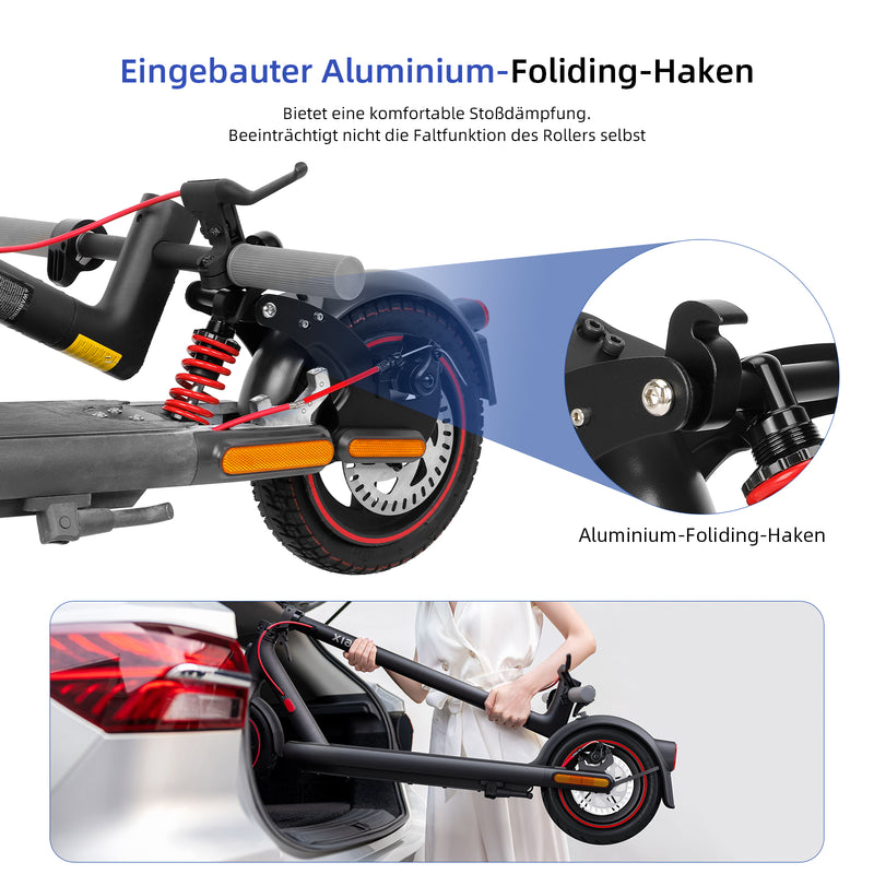 Load image into Gallery viewer, ulip Rear Suspension Upgrade Kit Shock Absorber for Xiaomi Electric Scooter 4 Pro with Rear Fender and Large Taillight
