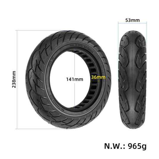 10 Inch 10x2.125 Honeycomb Solid Tire (36mm Slot) Puncture-Proof for Xiaomi M365 Electric Scooters | ULIP