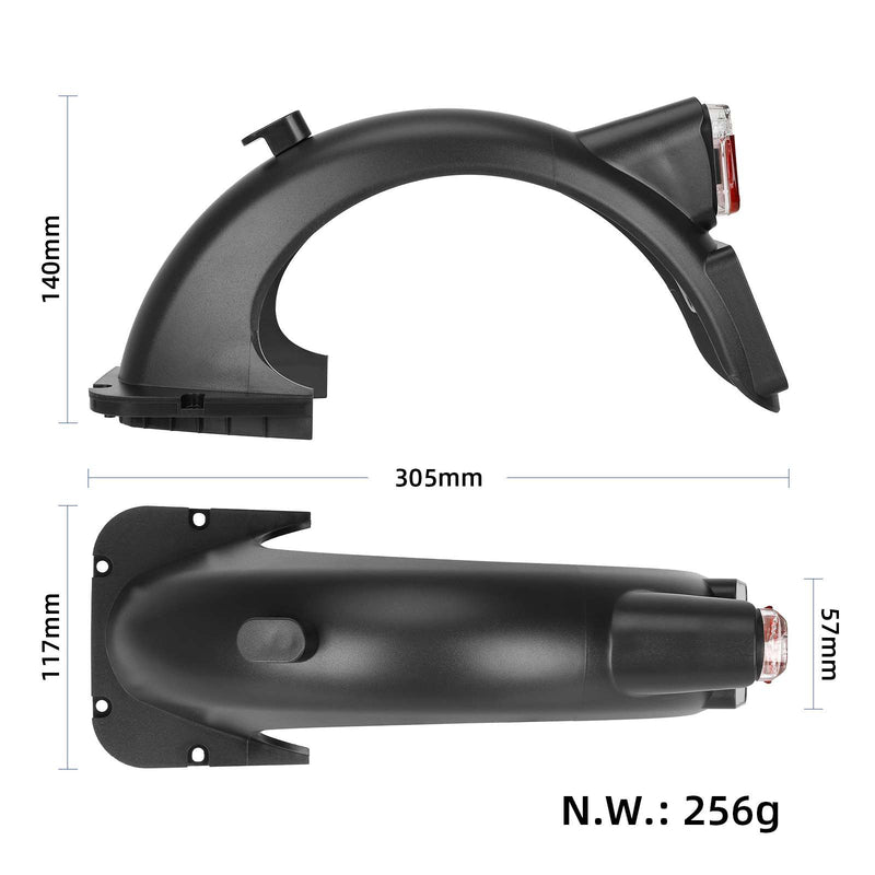 갤러리 뷰어에 이미지 로드, Scooter Part Kit Includes Rear Fender LED Hook Screw LED Taillight for Segway Ninebot Max G30D Electric Scooter
