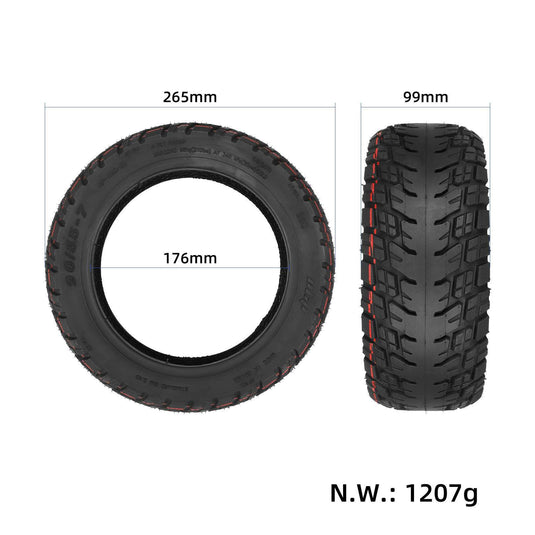 ulip (1PCS) 90/55-7 Tubeless Tire with Valve with Built-in Live Glue Repairable for Segway Ninebot GT Scooter 10 inch Scooter Self Repairing off-road Tire