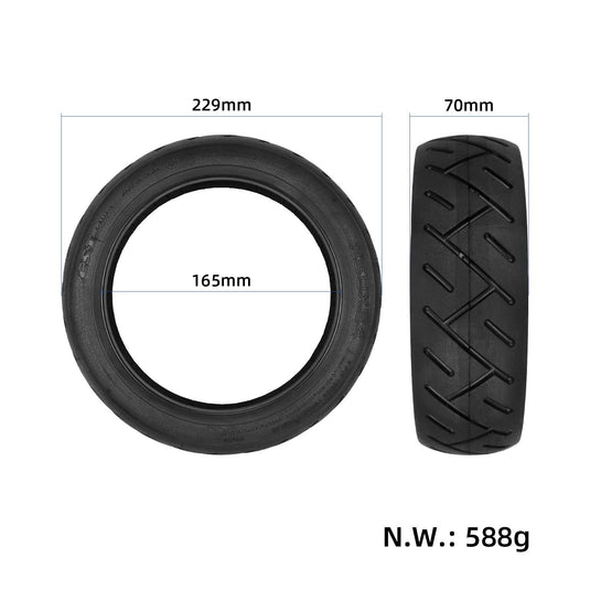 1 Stück 250 x 64 schlauchloser Reifen für Xiaomi 4 Ultra Elektroroller, breitere und dickere Reifen, rutschfeste Ersatzräder für Roller