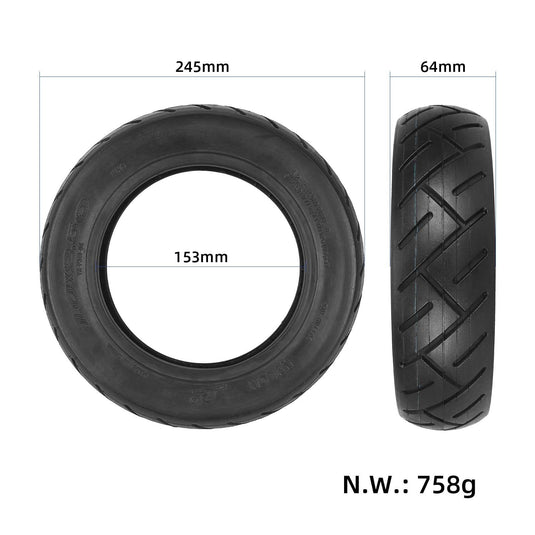 10x2.50 Self-Repairing Tubeless Tire 10 Inch with Jelly Glue for Kugoo M4, Zero 10X and Dualtron | ULIP