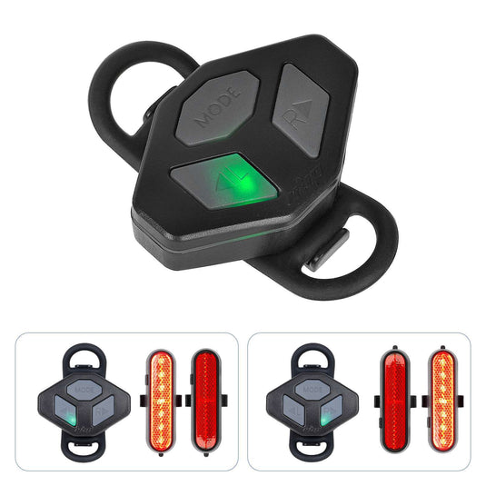 4-Pack Wireless Rechargeable Turn Signal Light Set with Remote for Xiaomi Ninebot Kukirin Dualtron | ULIP