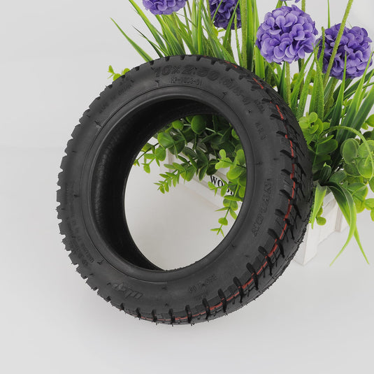 10 Inch 10x2.50 (60/85-6) Tubeless Tire Thickened Vacuum Tyre for Electric Scooters | ULIP