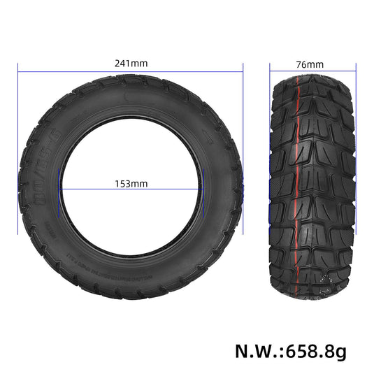 80/65-6 (10 Inch) Off-Road Pneumatic Outer Tire for Kugoo M4 Pro & Zero | ULIP