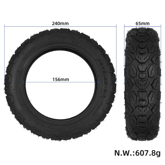 10 Inch 10x2.50-6.1 Off-Road Tubeless Tire Vacuum Tyre for Kugoo M4, M4 Pro & Xiaomi M365 Refit | ULIP