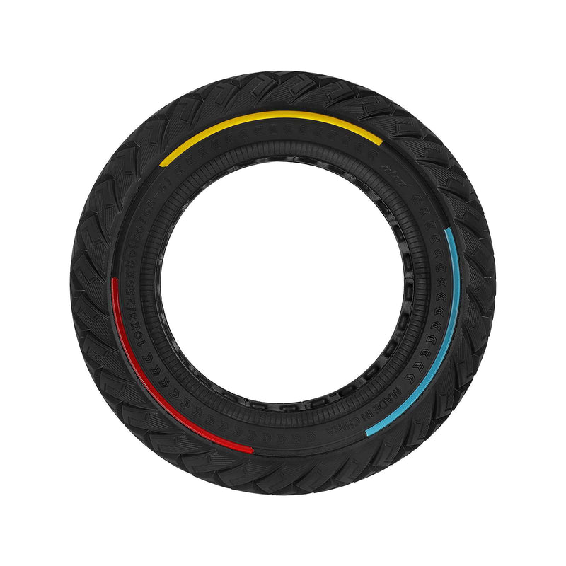 Cargue la imagen en el visor de la galería, 10 Inch 10x3 / 255x80 (80/65-6) Solid Tire with Tri-Color Rim Puncture-Proof for Zero 10X, Kugoo M4 Pro &amp; Kaabo Mantis | ULIP
