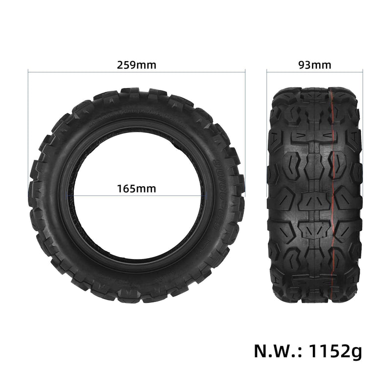 Cargue la imagen en el visor de la galería, 11 Inch 90/65-6.5 Off-Road Tubeless Tire All-Terrain Vacuum Tyre for Electric Scooter | ULIP
