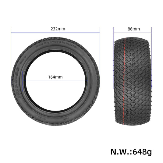 10 Inch 10x3.0-6.5 Widen Off-Road Tubeless Tire for Kugoo G-booster & Kugoo G2 Pro | ULIP