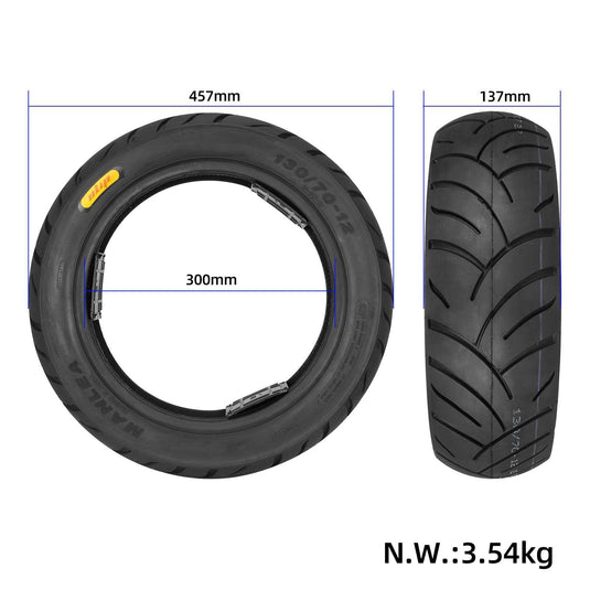 130/70-12 Tubeless Tire 12 Inch Street Vacuum Tyre for Motorbike and Scooter | ULIP