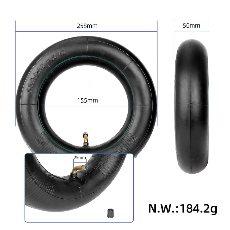 Cargue la imagen en el visor de la galería, 90/65-6.5 and 110/50-6.5 Inner Tube 11 Inch with Angled Valve for Mini Rocket, Dirt Bike and Electric Scooter | ULIP
